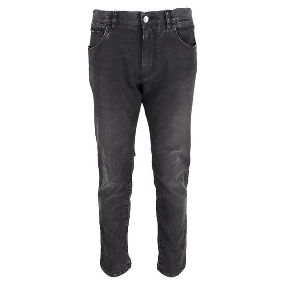 Dolce & Gabbana Straight Leg Jeans in Grey Denim,All Products : American Fashion Style Bags On Sale Dolce & Gabbana Straight Leg Jeans in Grey Denim,All Products : American Fashion Style Bags On Sale